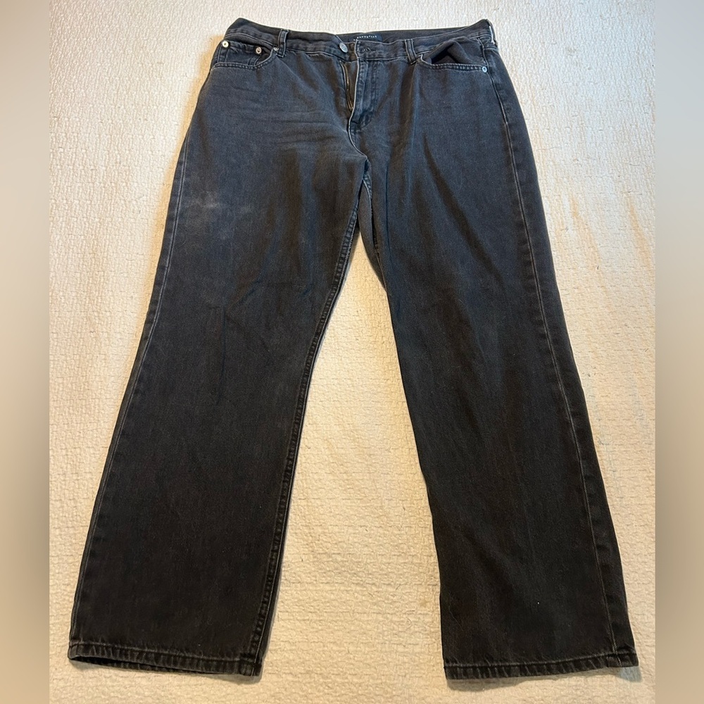 Aeropostale Women's Relaxed Black Jeans